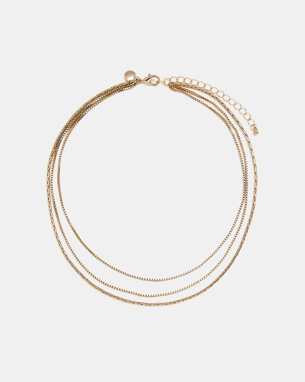 Brass Multi-Chain Necklace