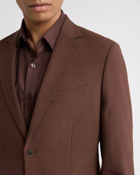 Slim-Fit Wool Suit Blazer