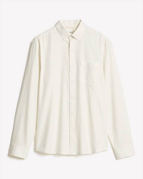 Chemise Textur&eacute;e &agrave; Manches Longues