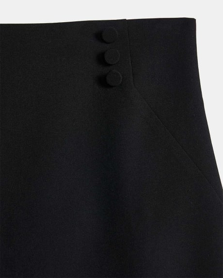 Black High-Waisted Pencil Skirt