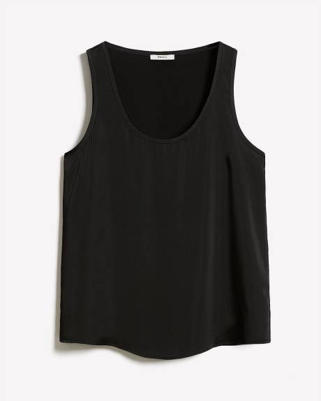 Camisole Satinée à Col en U
