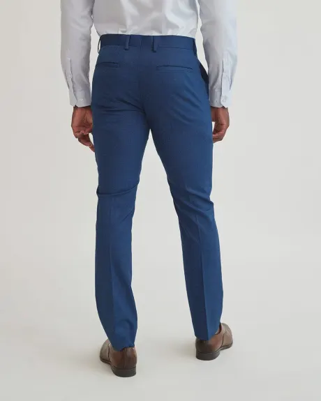 Pantalon de Complet Bleu Vif à Coupe Étroite