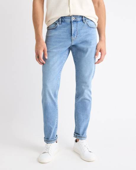 Slim-Fit Light-Wash Denim Pant