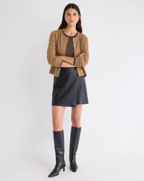 Merino Wool Button-Down Cardigan