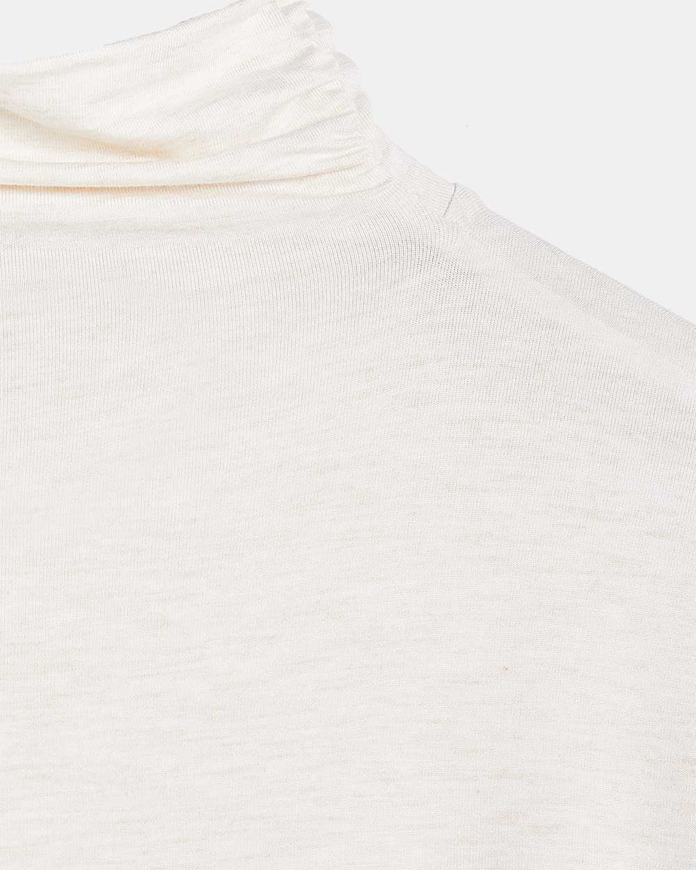 Long Sleeve Mock-Neck T-shirt