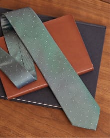 Dotted Grey Regular Tie