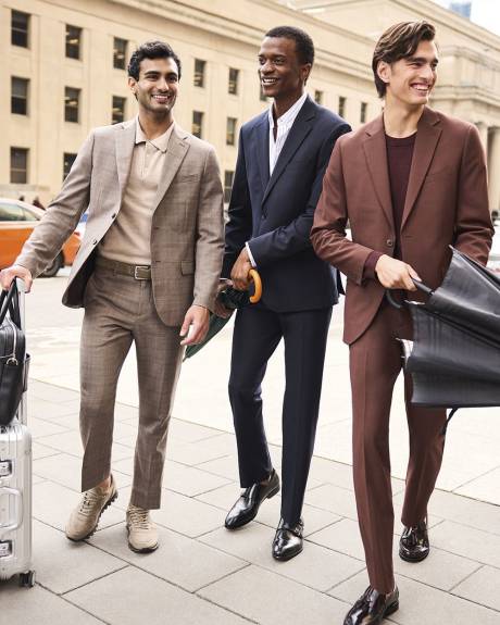 Slim-Fit Wool Suit Blazer