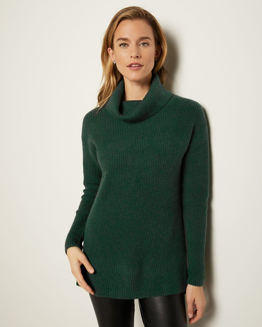 Cowl-Neck Tunic Sweater | RW&CO.