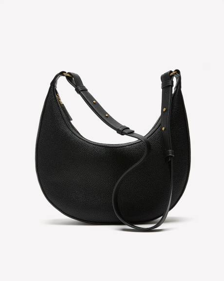 Sac Croissant à Bandoulière en Faux Cuir