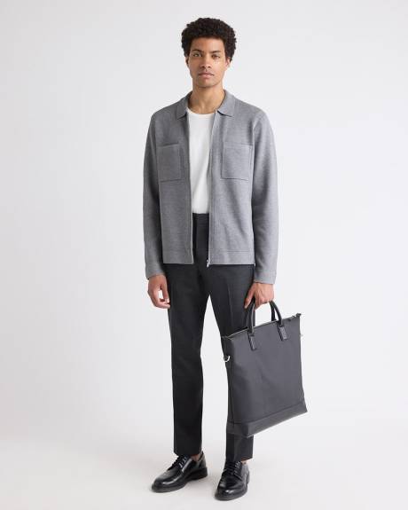 Cardigan Urbain à Zip en Tricot
