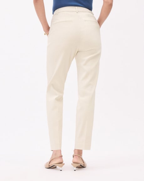 Pantalon Indispensable (MD) Uni à Jambe Étroite et Taille Mi-Haute