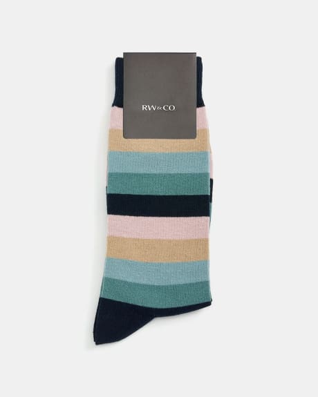 Multicolour Stripe Socks