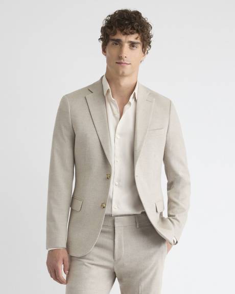 Slim-Fit Brushed Twill Blazer