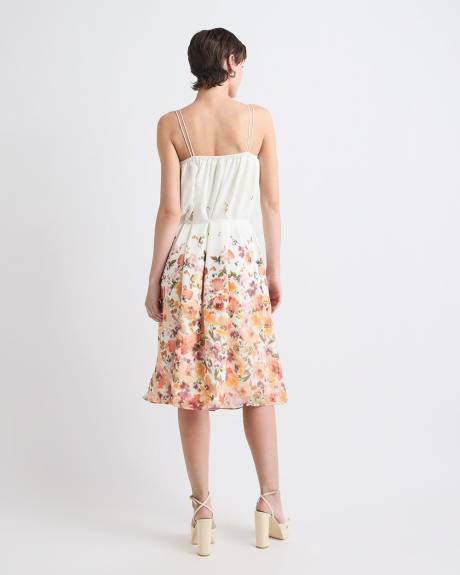 Sleeveless Midi Cocktail Dress