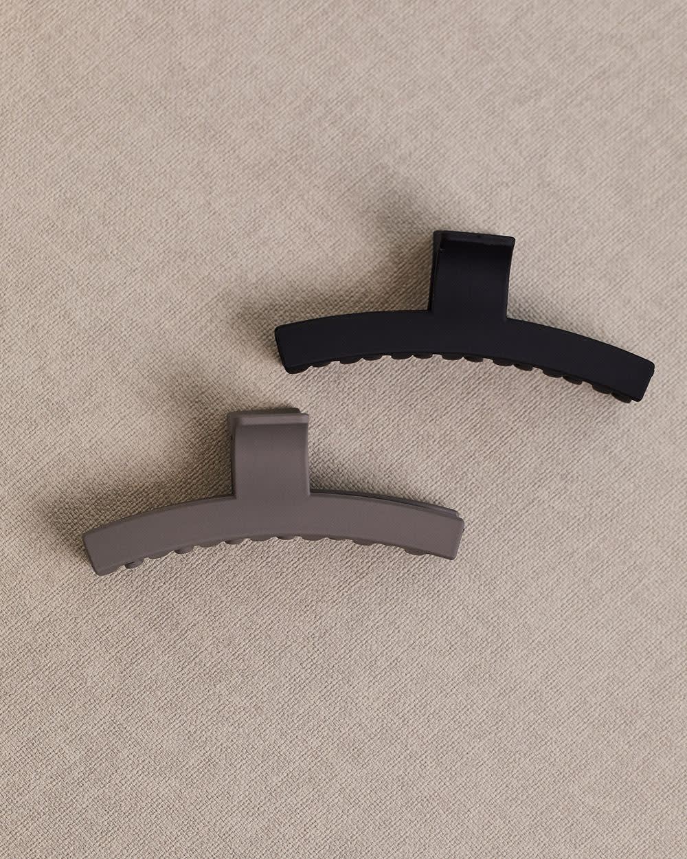Thin Matte Hair Grippers - Set of 2