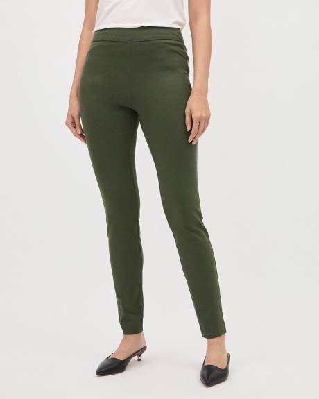 Legging Citadin Long &agrave; Taille Haute et Jambe &Eacute;troite