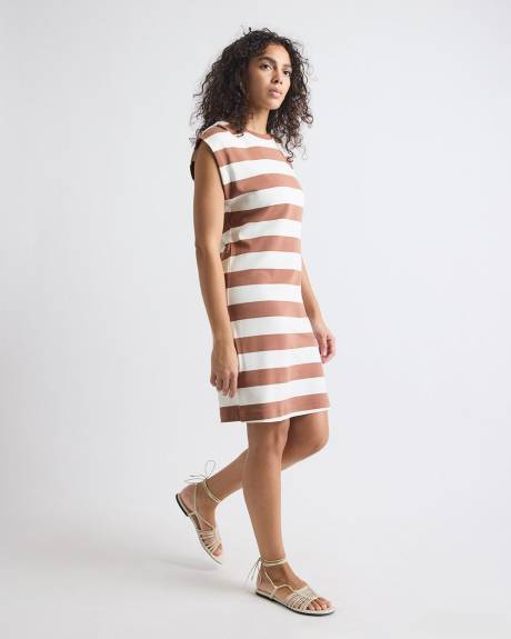 Robe &agrave; Manches Tr&egrave;s Courtes avec Ceinture Amovible