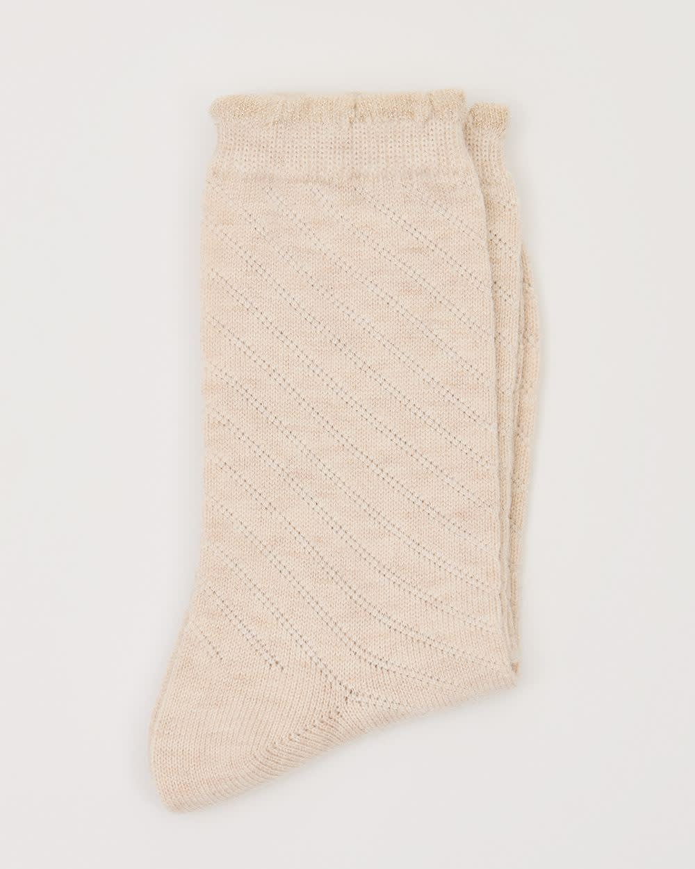 Wool-Blend Crew Socks