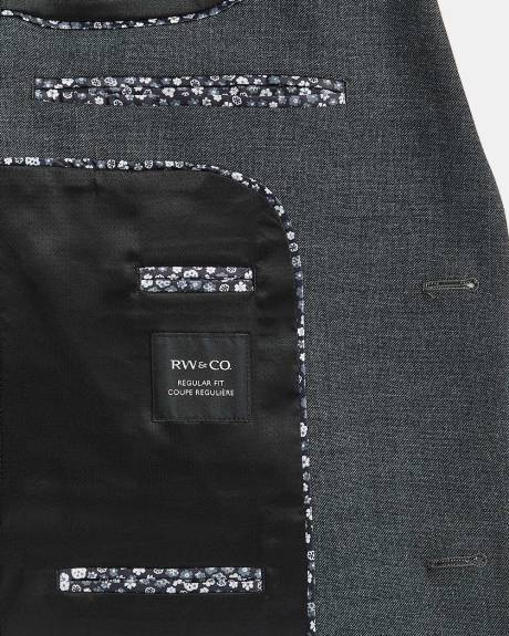 Regular Fit Essential Dark Grey Blazer