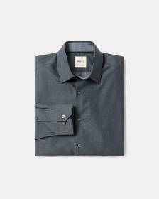 Chemise Habill&eacute;e Style Denim &agrave; Coupe &Eacute;troite