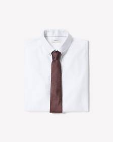 Slim-Fit White Dress Shirt