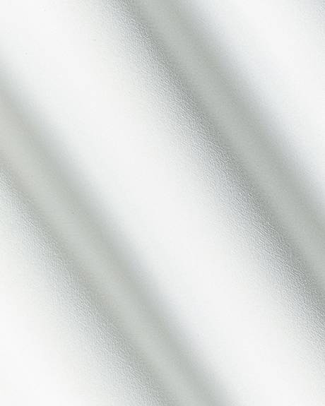 Solid Crew-Neck Silky Crepe Cami