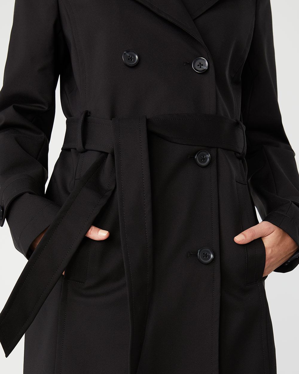Black Water-repellent trench coat | RW&CO.