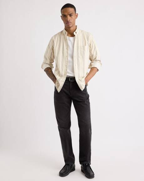 Chemise Ray&eacute;e &agrave; Manches Longues