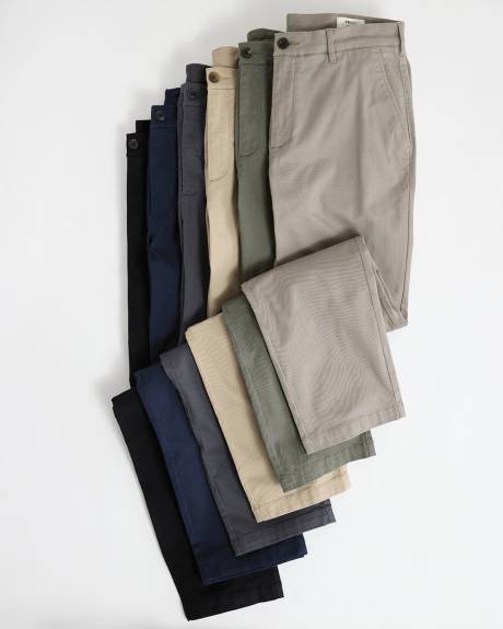 Pantalon Chino Ultra-Extensible à Coupe Étroite
