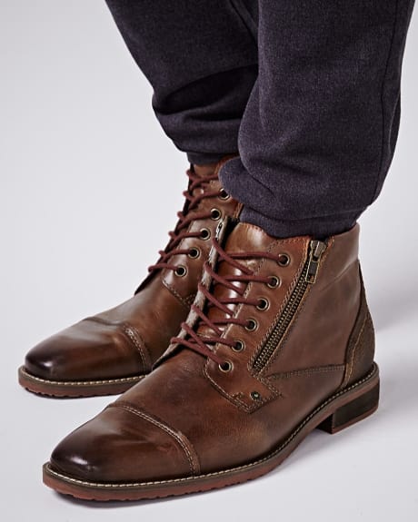 Steve Madden (TM) - Brown leather boot | RW&CO.