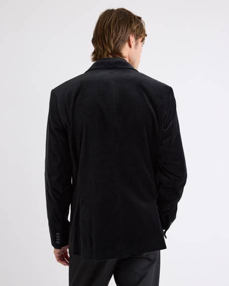 Tailored Fit Velvet Suit Blazer