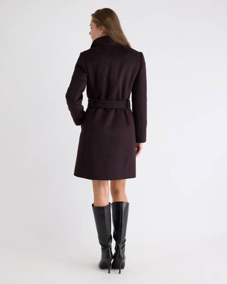 Wool-Blend Winter Coat with Polyfill Lining