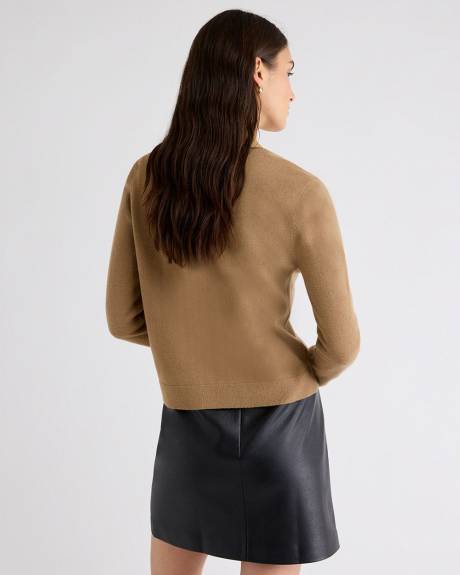 Merino Wool Button-Down Cardigan