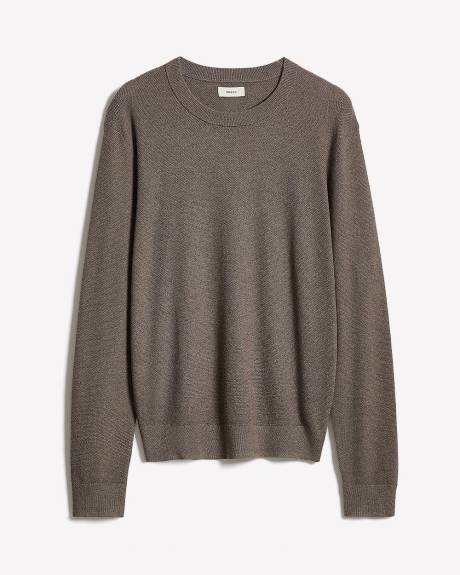 Long-Sleeve Crew-Neck Sweater