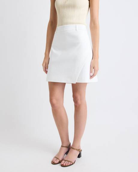 Limitless A-Line Mini Skirt with Wrap Detail