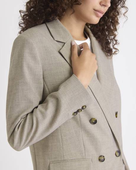 Relaxed-Fit Double-Breasted Blazer