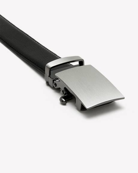 Ceinture en Cuir avec Plaque Automatique 30mm