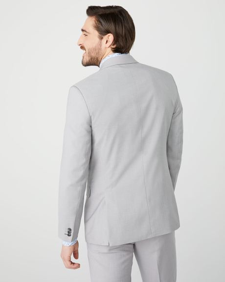 Essential Tailored Fit light heather Grey suit Blazer