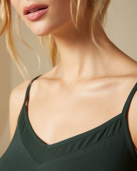 Satin-trimmed Cami with Adjustable Straps
