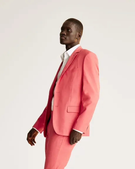 Slim Fit Bright Pink Suit Blazer