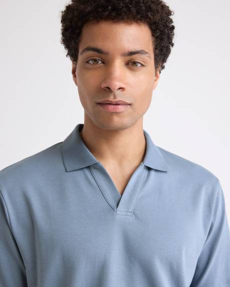 Solid Short-Sleeve Polo