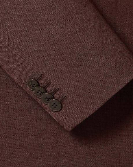 Slim-Fit Wool Suit Blazer