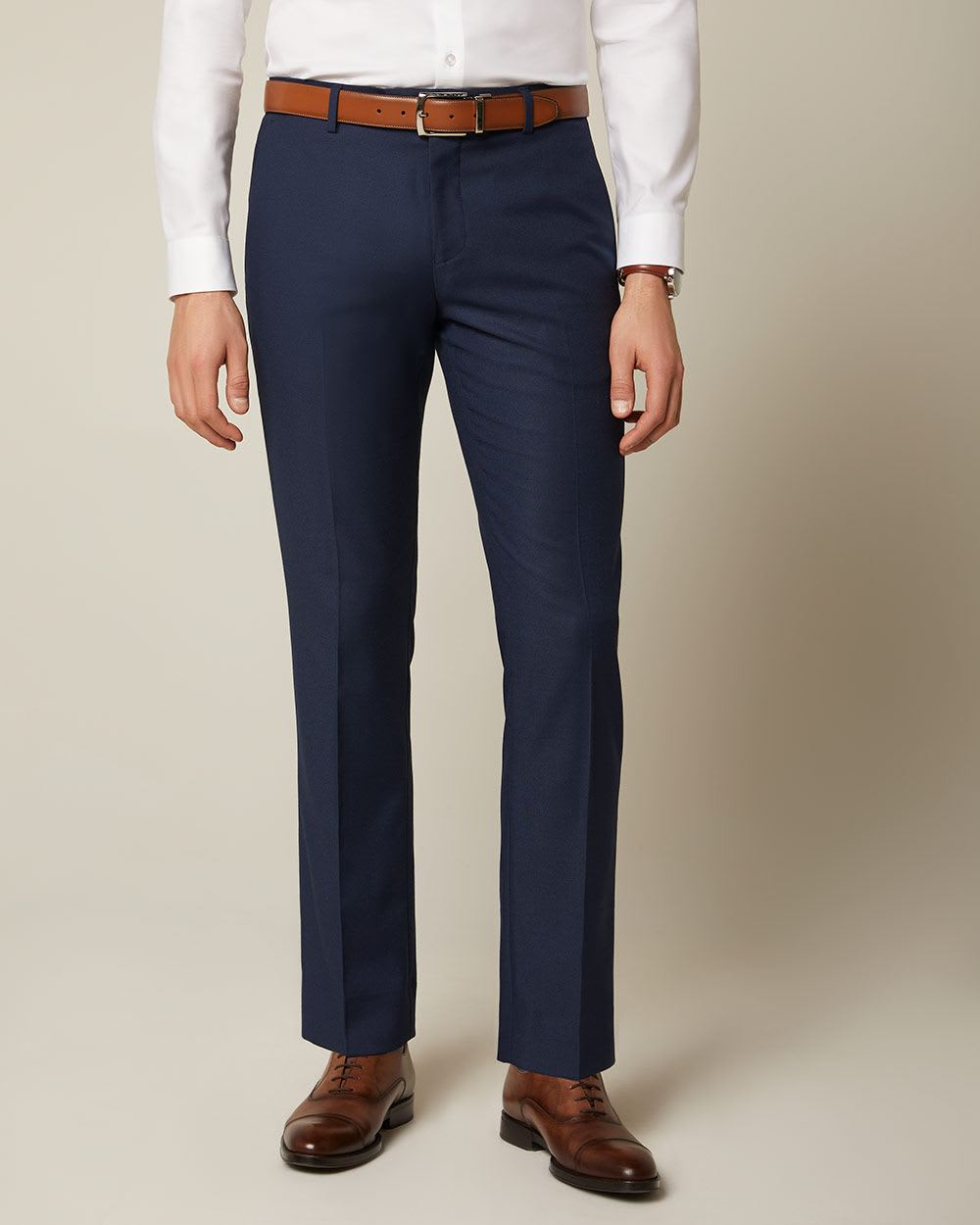 Essential Tailored Fit Navy Blue Suit Pant | RW&CO.