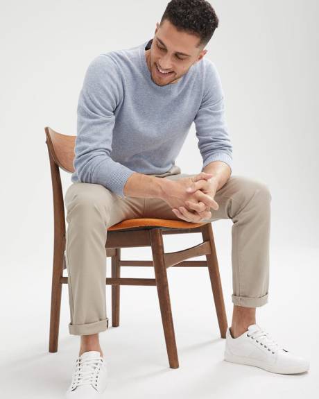 Slim Fit Slash Pocket Classic Chino Pant