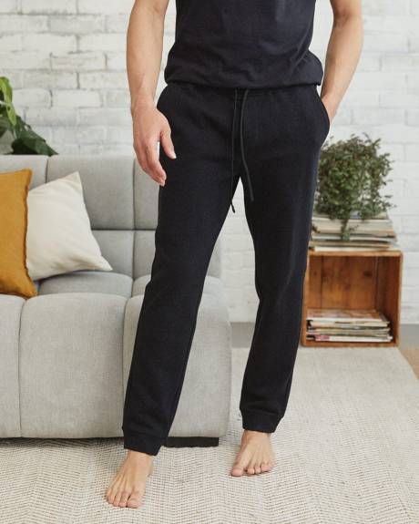 Pantalon Pyjama en Tricot de Coton
