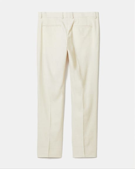 Tailored-Fit Linen Suit Pant