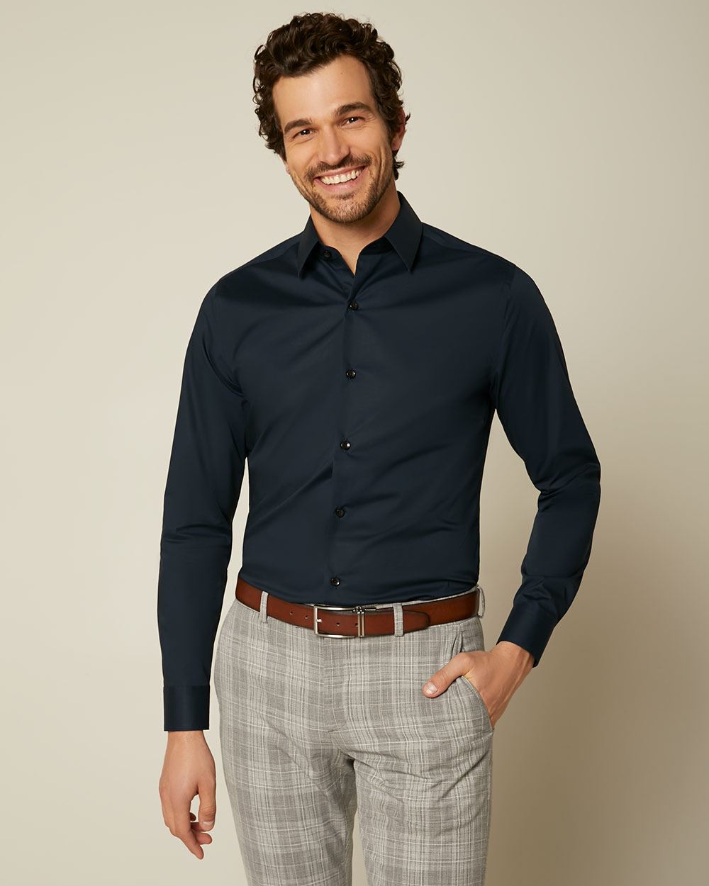 Slim fit stretch dress shirt RW&CO.