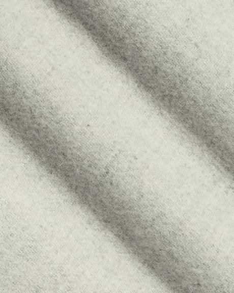 One-Button Wool Jacket