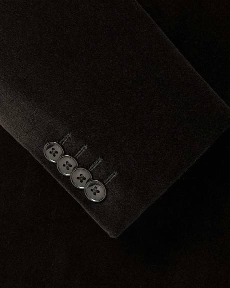 Tailored Fit Velvet Suit Blazer