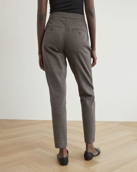 Mid-Rise Houndstooth Jogger Pant - 28"